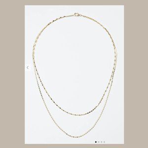 LANA 14k Tiered 2-Strand Necklace